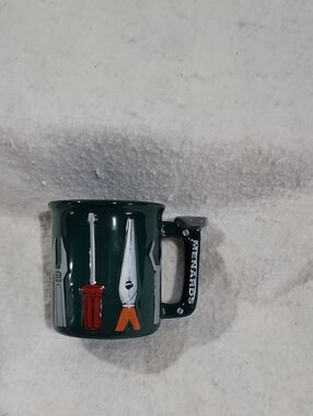 Menards Promotional Green Raised Tool Graphic Coffee Mug